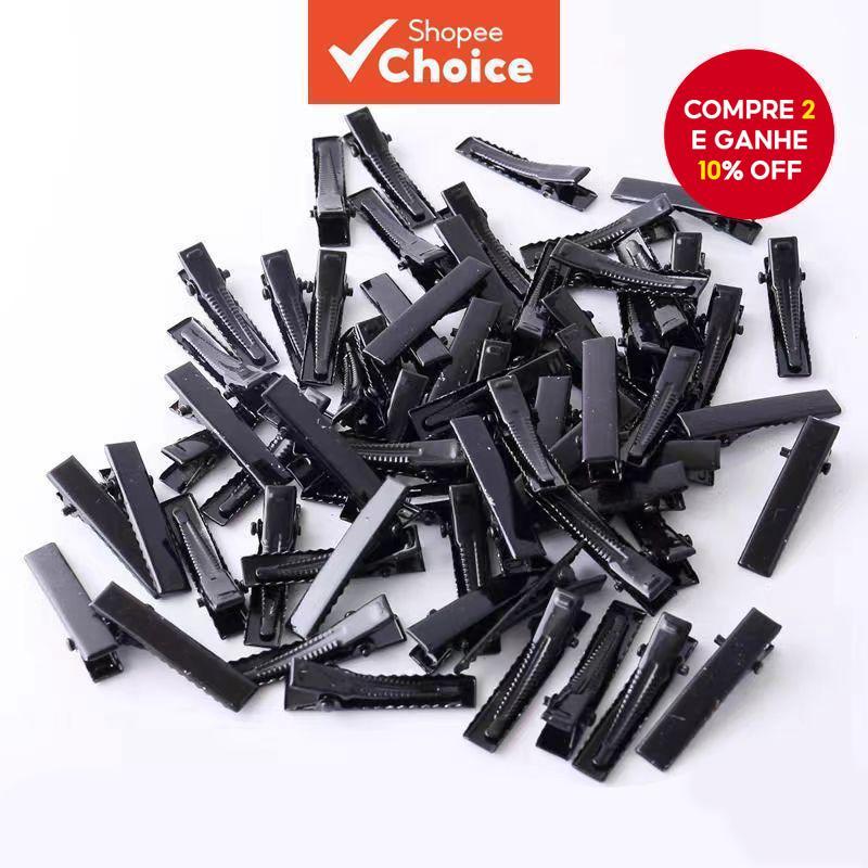 Grampos De Cabelo Bico De Pato 50 Peças Clipes Artesanais Antiderrapantes Para Fazer Joias DIY De 4 A 5.5 Cm