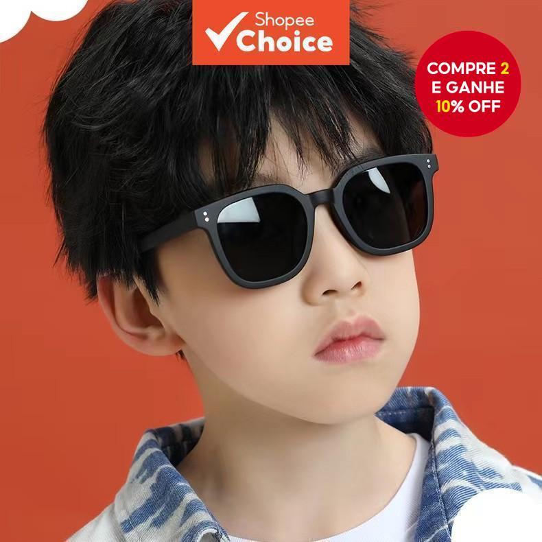 Coreano Crianças Moda Doce Cor Bonito Quadrado Óculos De Sol Grande Arco-Íris Proteção UV Ao Ar Livre Para Menino Menina em Oferta na Shopee