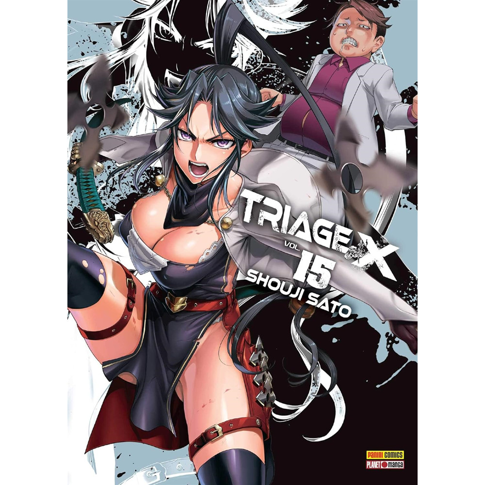 Capa do livro Mangá - Triage X - Volume 15 - Novo/Lacrado - Editora Panini -