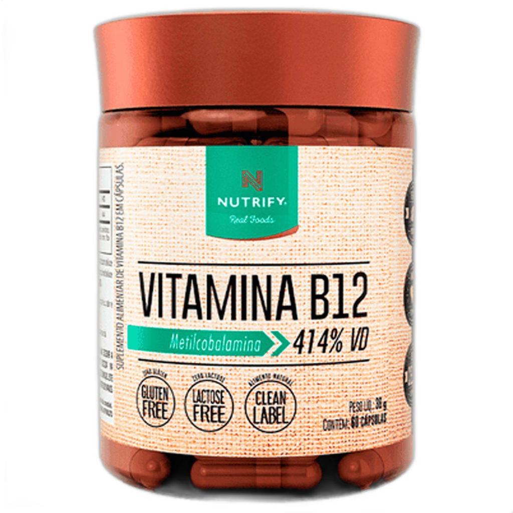 Vitamina B12 Metilcobalamina 414% VD 60 Capsulas Nutrify