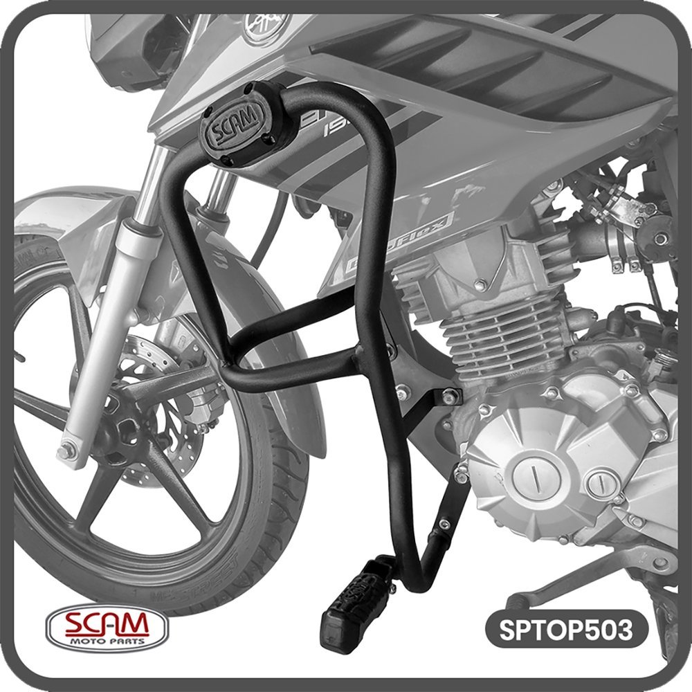 Protetor Motor Carenagem com Pedaleira Fazer 150 Factor 150 Scam