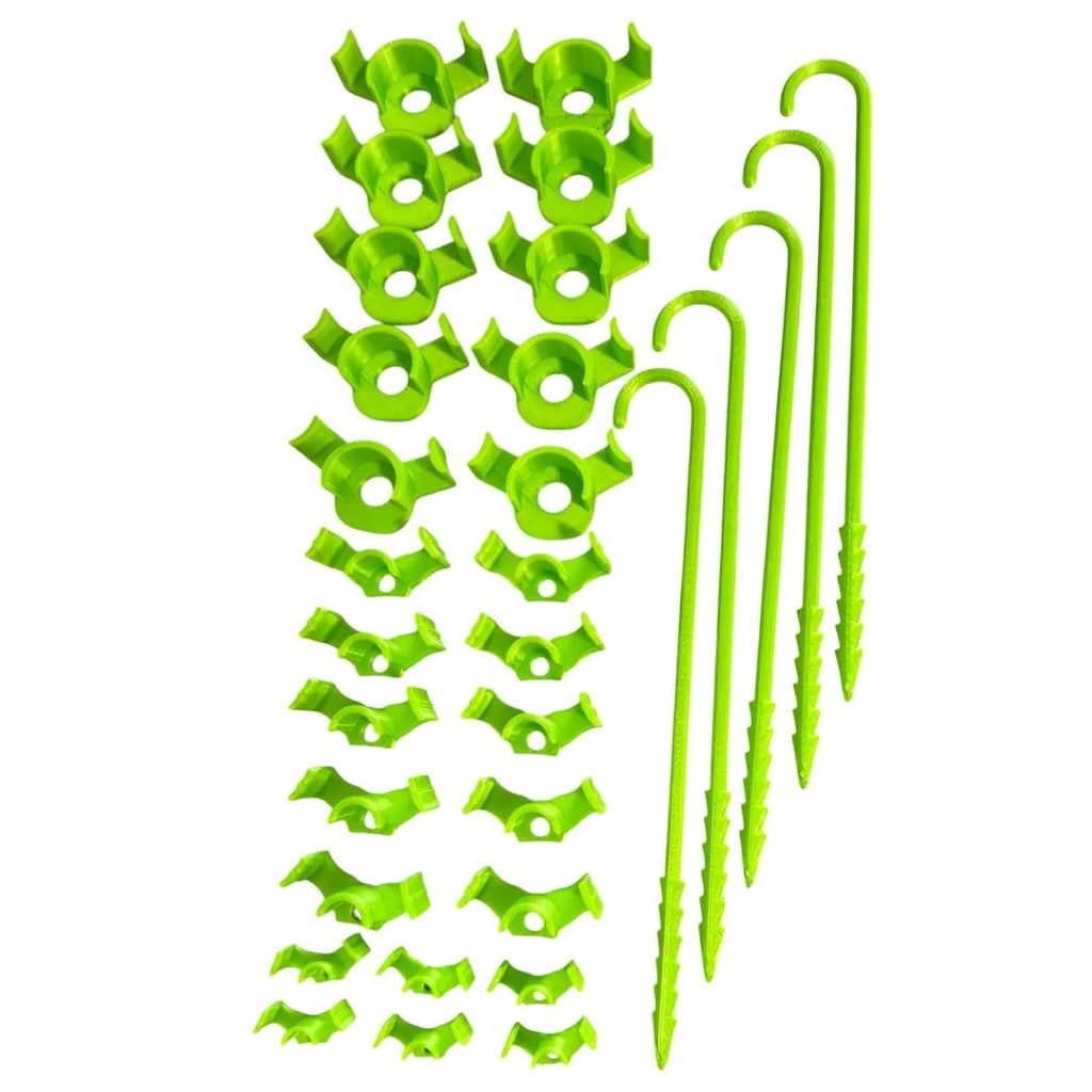 Kit 30 Budclip LST clip treinamento plantas low stress cultivo indoor jardinagem bonsai roseira modelar galhos treino