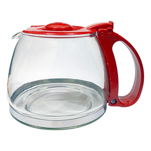 JARRA DE REPOSIÇÃO PARA CAFETEIRA DELLAR DCM019  12/14 CAFES VIDRO REFORÇADO COR VERMELHA  1 UNIDADE