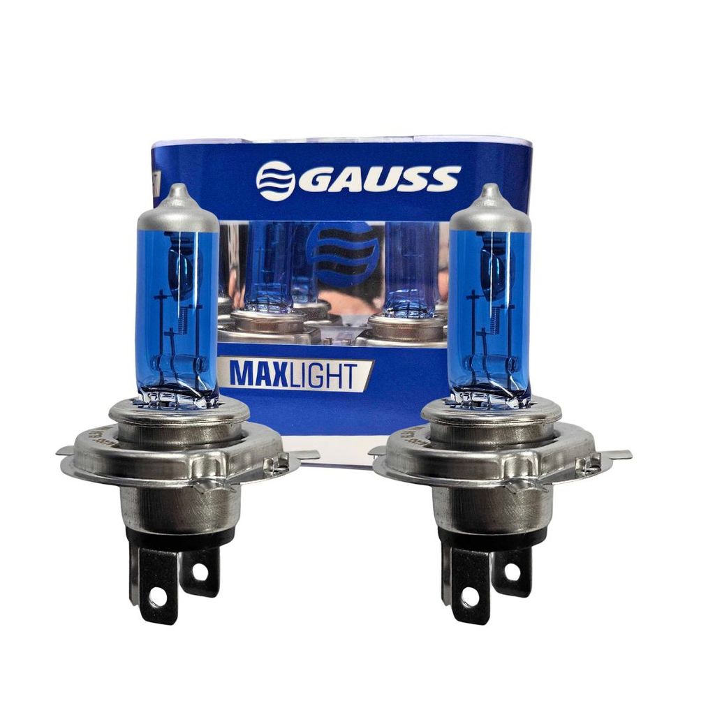 Par Lâmpada H4 Farol 12v 60/55W Super Branca Farol Alto e Baixo Base P43T-38 Gauss GL59H4 em Oferta na Shopee