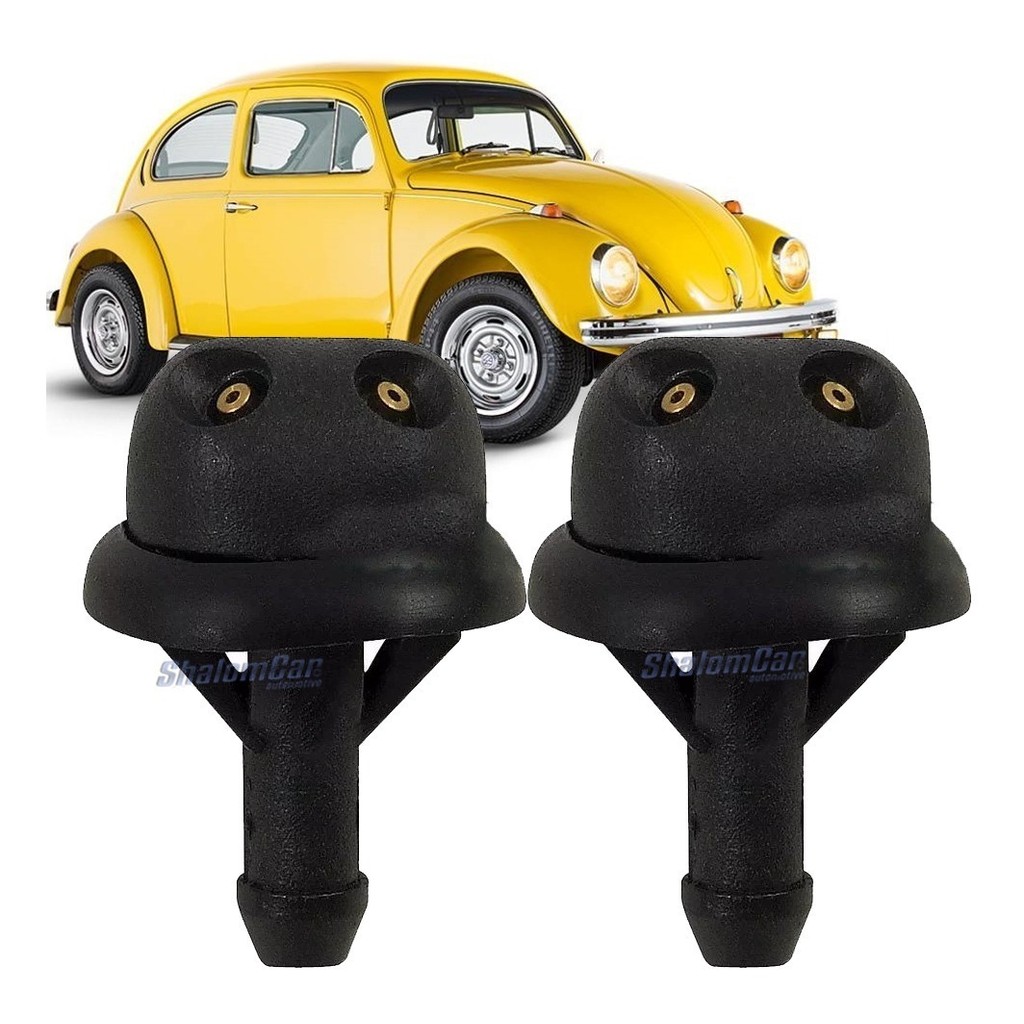2 Brucutu Bico Esguicho Parabrisa Frente Fusca