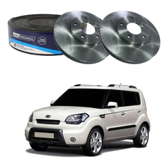 Par Disco Freio Dianteiro Mds Soul 1.6 2009 A 2011