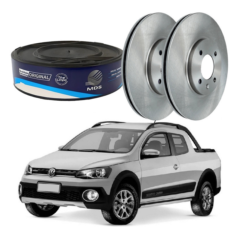 Disco Freio Dianteiro Saveiro Cross G6 1.6 2014 A 2016
