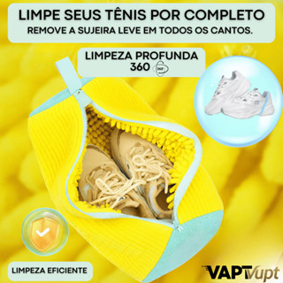 Kit 3 a 1 Bolsa de Lavar Tênis Sapatos Malha Lavanderia Anti Deformação Sacos De Lavagem para Sapatos Máquina de Lavar em Oferta na Shopee