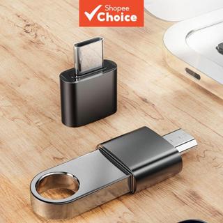 Adaptador conversor OTG tipo C para USB, velocidade rápida USB 2.0 para transmissão de dados em celulares Android, em Oferta na Shopee