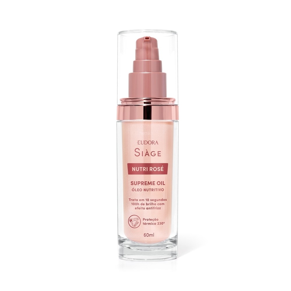 Eudora Siàge Supreme Oil Nutri Rosé 60ml em Oferta na Shopee