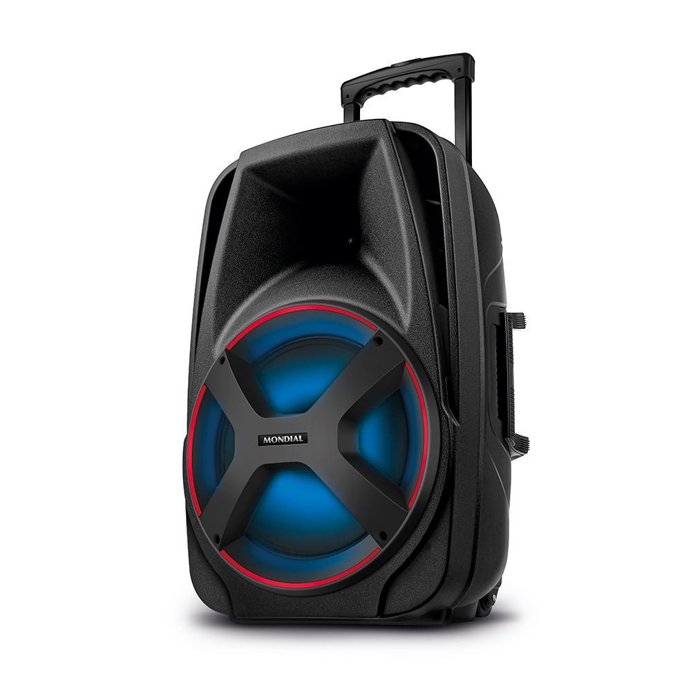 Caixa Amplificada Connect Power II Mondial Preto e Vermelho 550W RMS CM-550 em Oferta na Shopee