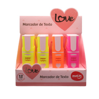 Marca Texto Love MOLIN em Oferta na Shopee