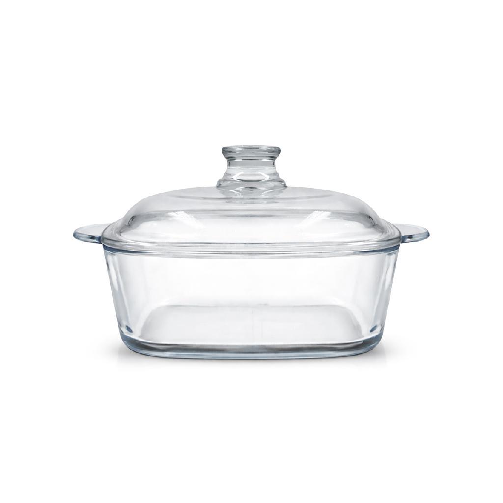 Travessa Assadeira Refratário terrina Vidro vai ao fogo 1,5L armazenar Servir Alça Retangular em Oferta na Shopee