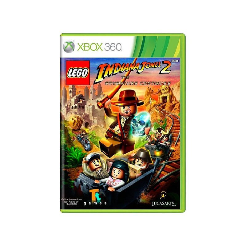 Jogo Lego Indiana Jones 2 The Adventure Continues - Xbox 360 - Usado