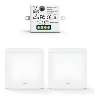 Interruptor sem fio RF 433Mhz Controle remoto inteligente de luz Painel de parede em Oferta na Shopee