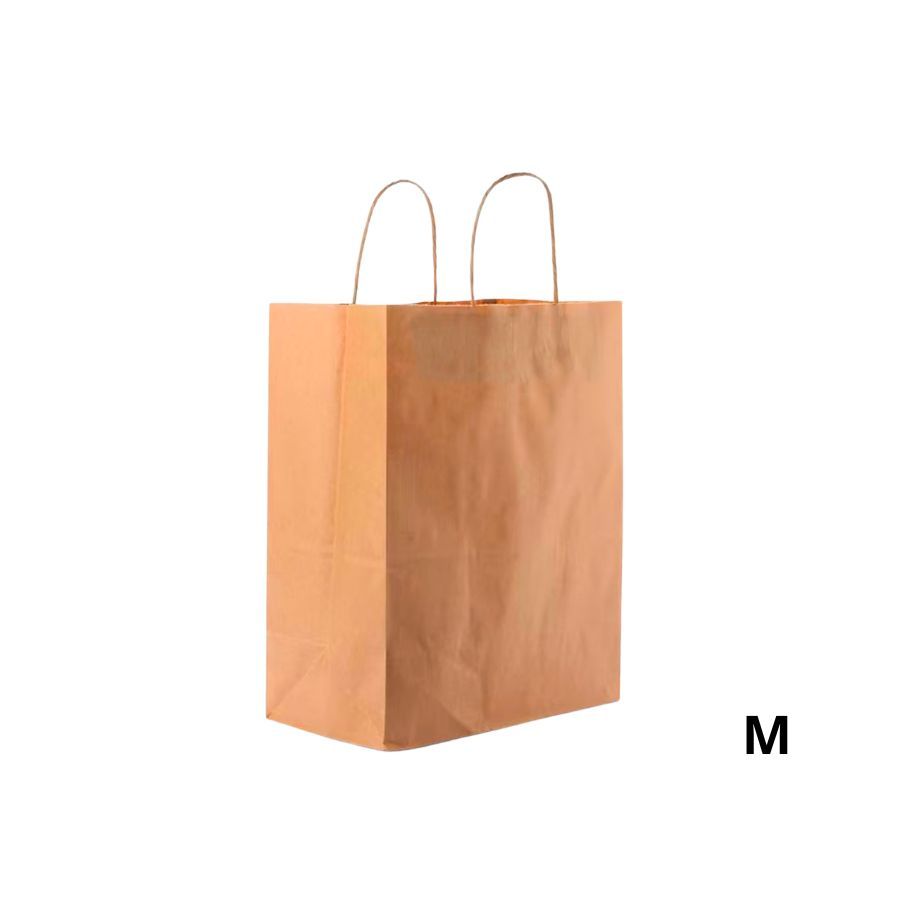 Sacola de Papel M 28,5x24x12cm - Kraft Delivery - 20 unidades - Cromus - Rizzo