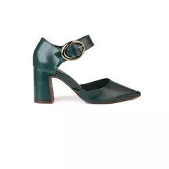 Scarpin Bebecê Confortável Maxi Fivela
