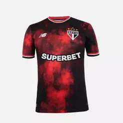 Camisa São Paulo Comemorativa New Balance 24/25 Jogador Preta