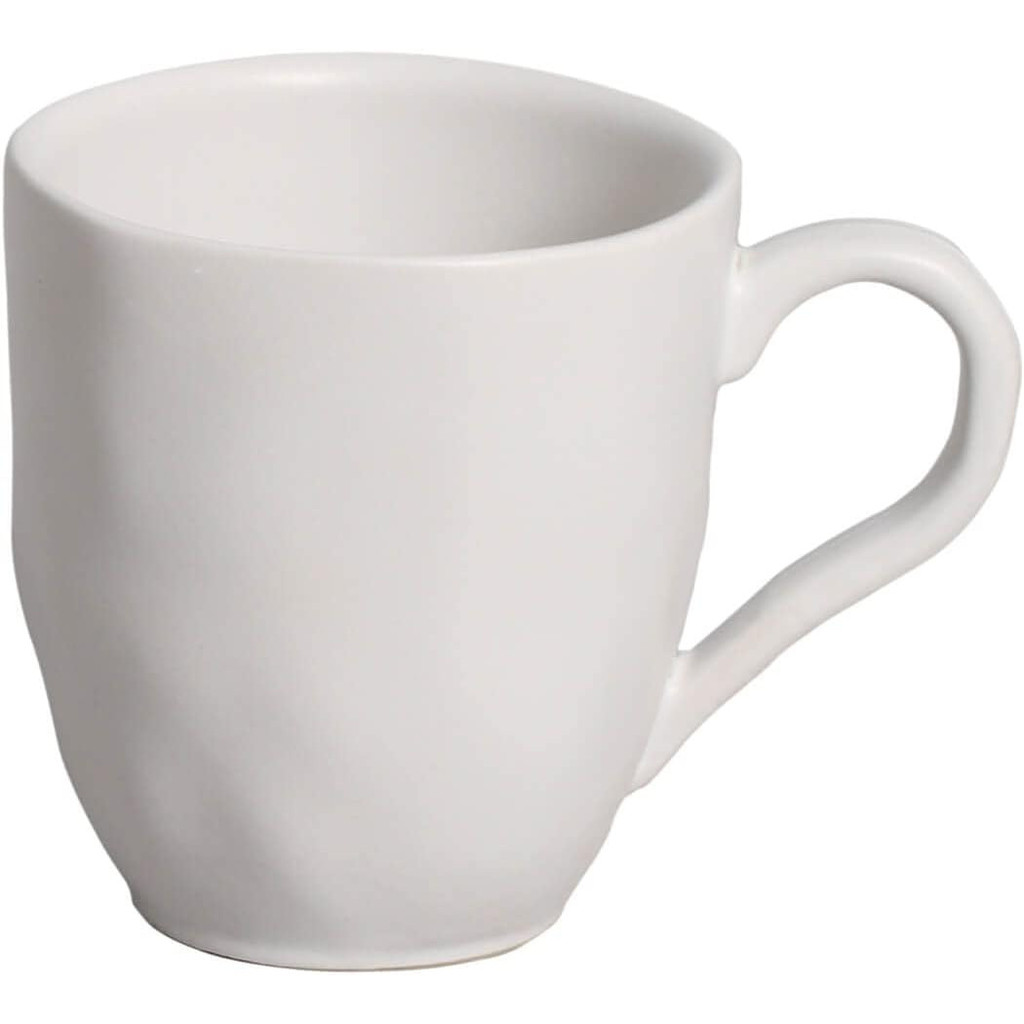 Caneca Orgânico Cafe Chocolate Quente Chá New White 273ml Branca Porto Brasil