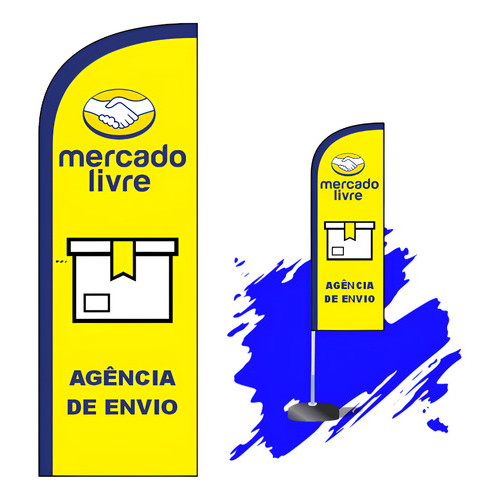 Wind Banner 3 Metros Alta Qualidade Mercado Livre