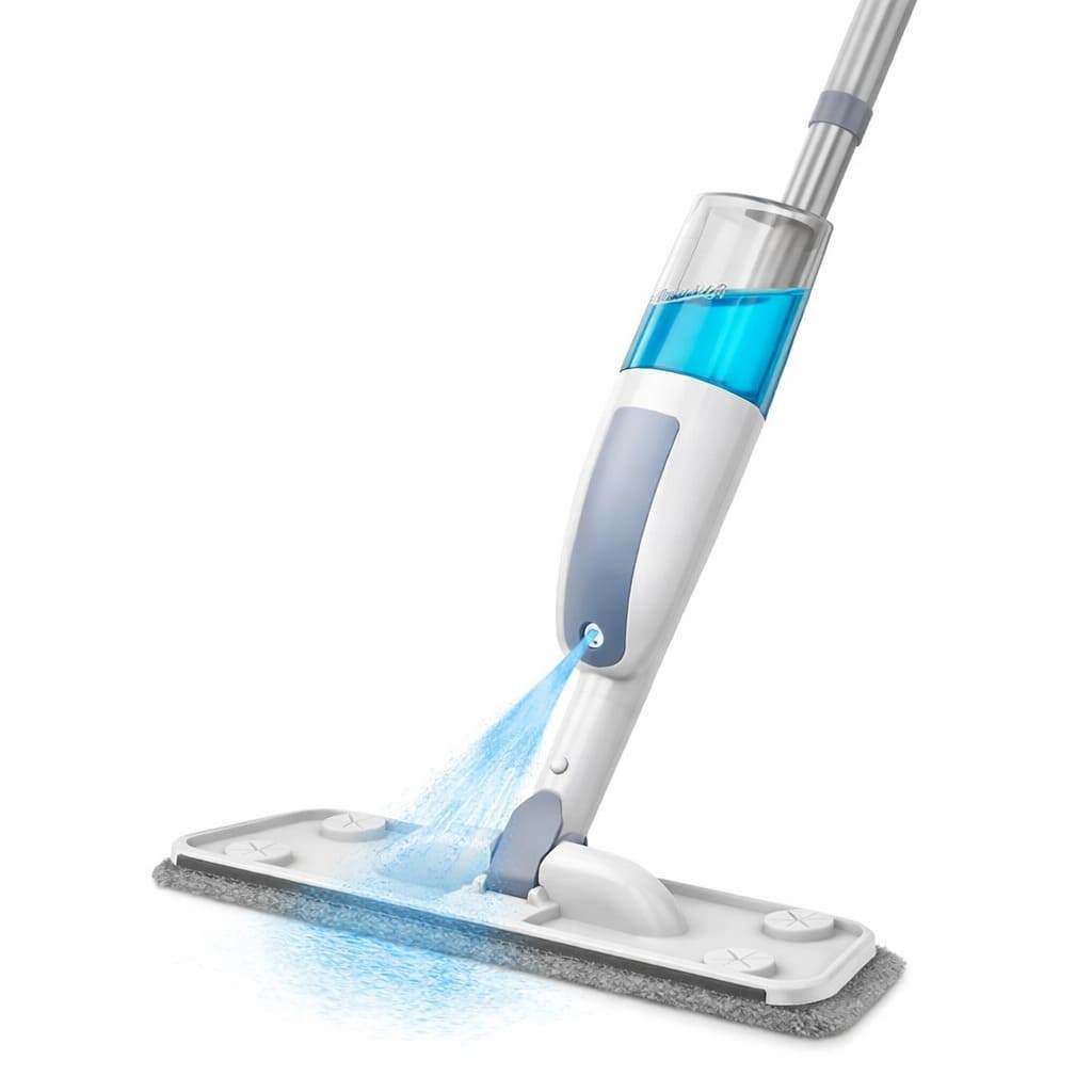 Rodo Mop Spray Sem Balde Com Reservatório Microfibra Para Piso Madeira E Frio