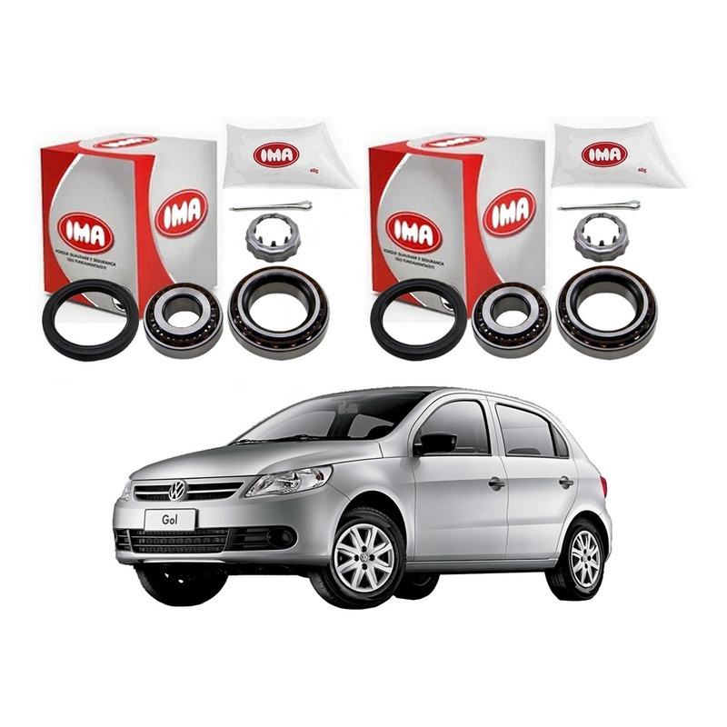 Par Kit Rolamento Roda Traseiro, Gol G5 1.0 1.6 2009 A 2012 em Oferta na Shopee