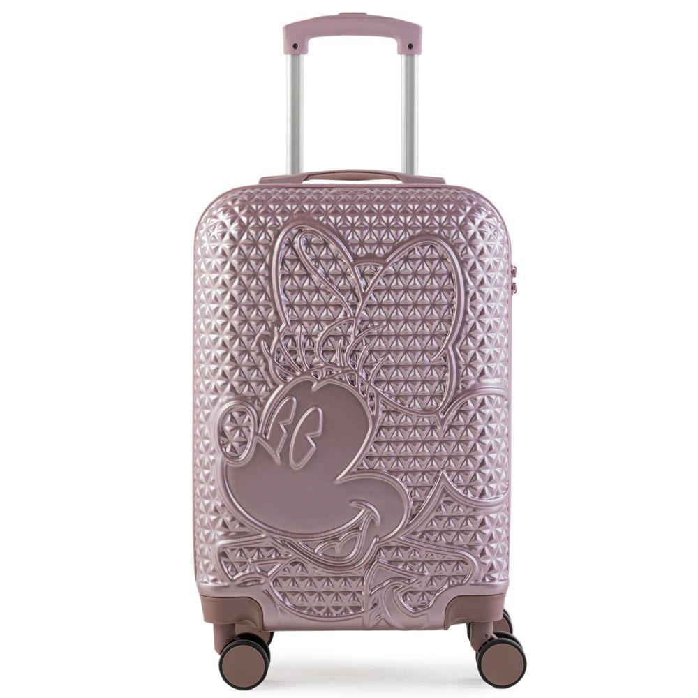 Mala de Bordo 10 Kg ABS 4 Rodas Minnie Epcot Rosé em Oferta na Shopee