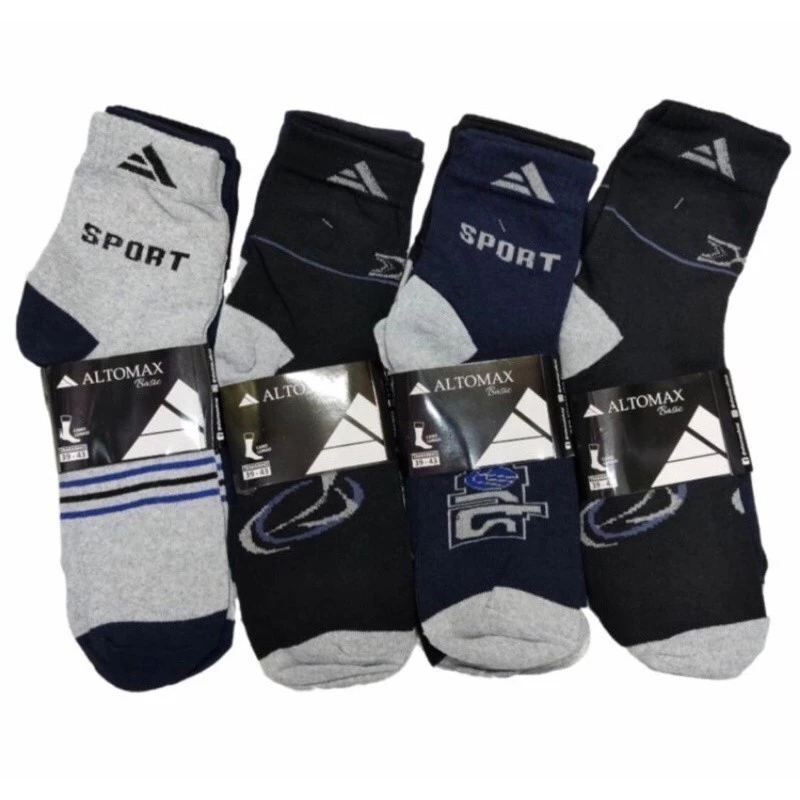 KITaté 24 PARES DE MEIAS MASCULINA CANO LONGO ALGODÃO ALTOMAX — imagem 1
