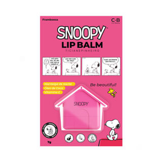 Lip Balm Ticiane Pinheiro,Casinha Snoopy Framboesa 7g em Oferta na Shopee