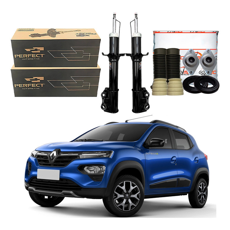 Kit Amortecedor Dianteiro Kwid 1.0 12v 2022 A 2025