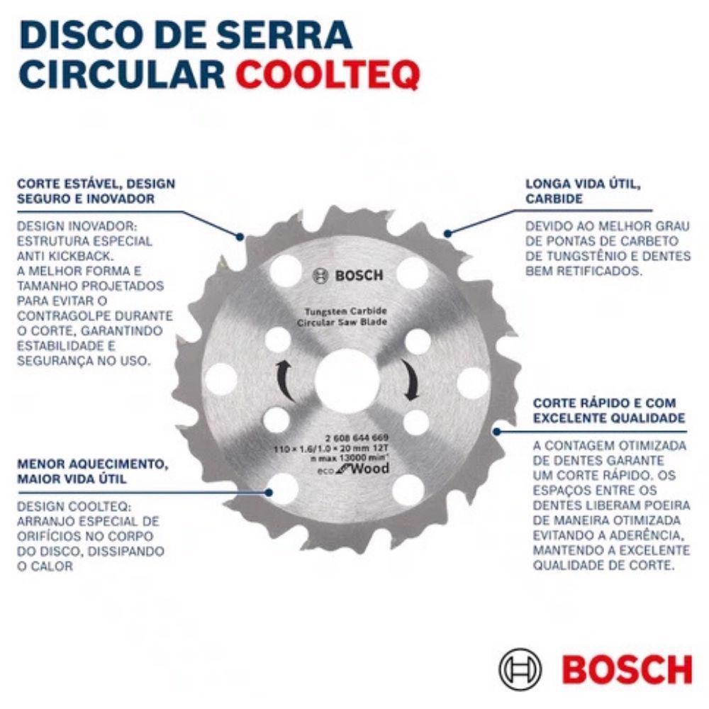 Disco de Serra Coolteq 254x30 24 Dentes BOSCH — imagem 2 de 2