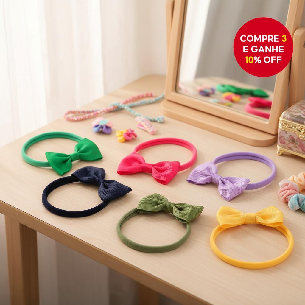  15PCS Conjunto de Laços de Cabelo de Bebê, Faixas de Nylon Macias para Meninas, Bebês, Crianças Pequenas, Acessórios de