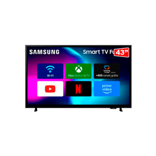 Monitor Smart Tv 43'' Fhd Ls43f6000fgxzd Tizen - Preto