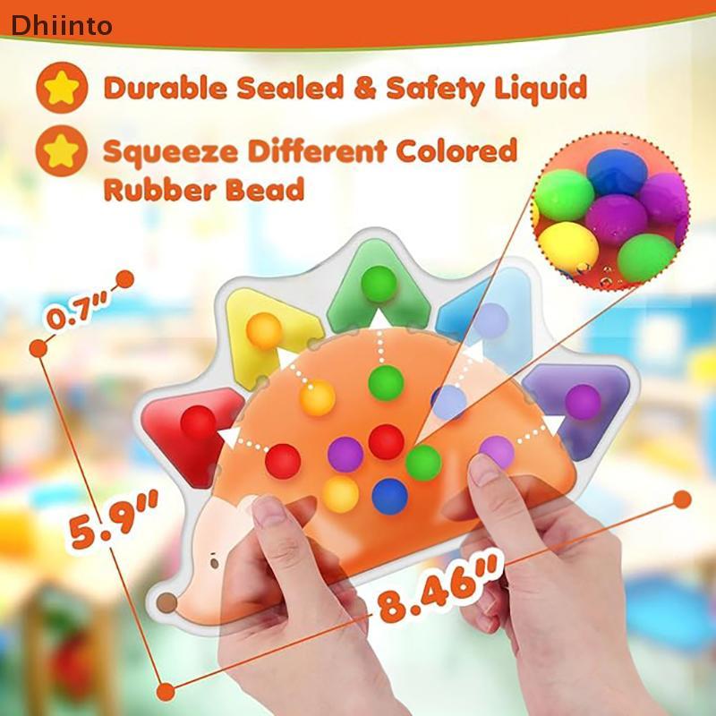 [Dhiint] Brinquedos Sensoriais De Classificação De Cores Para Crianças De 3 A 5 Atividades De Aprendizagem Pré-Escolar B