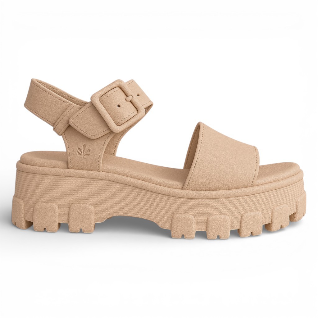 Tamanco Feminino Salto Alto Meia Pata Plataforma Kick Off em Oferta na Shopee