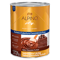 Recheio Cobertura Chocolate Trufado Alpino 2,54kg Nestlé
