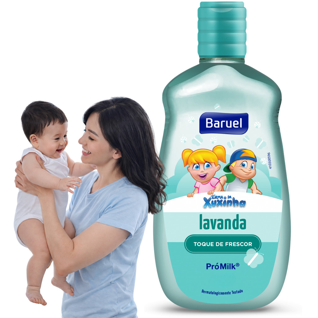 Colônia Infantil Lavanda Turma Da Xuxinha Baruel 400ml em Oferta na Shopee