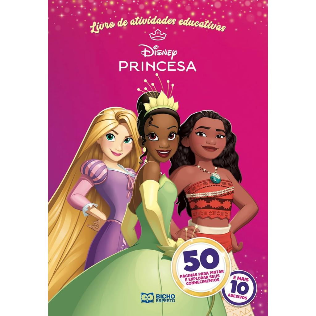 50 Páginas para Colorir | Disney | Princesas em Oferta na Shopee