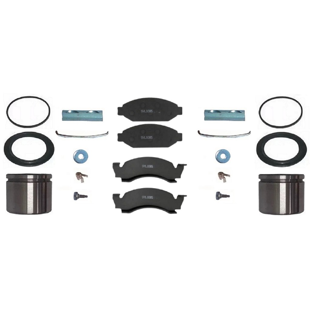 KIT PISTÃO PINÇA FREIO DIANT C/ REPAROS, PASTILHAS E TRAVA PASTILHA GM A/C/D10 A/C/D-20–79MM-P/ 2 RODAS