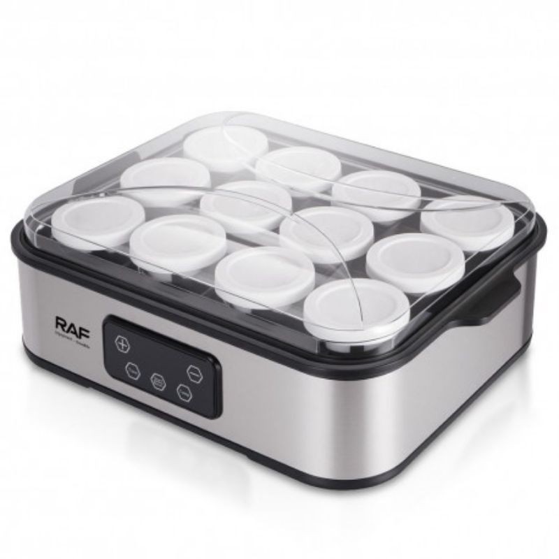 Iogurteira Elétrica 12 Potes de Vidro | Timer | Aquecimento Constante | 25w | 220v — R$ 297,89 em Shopee