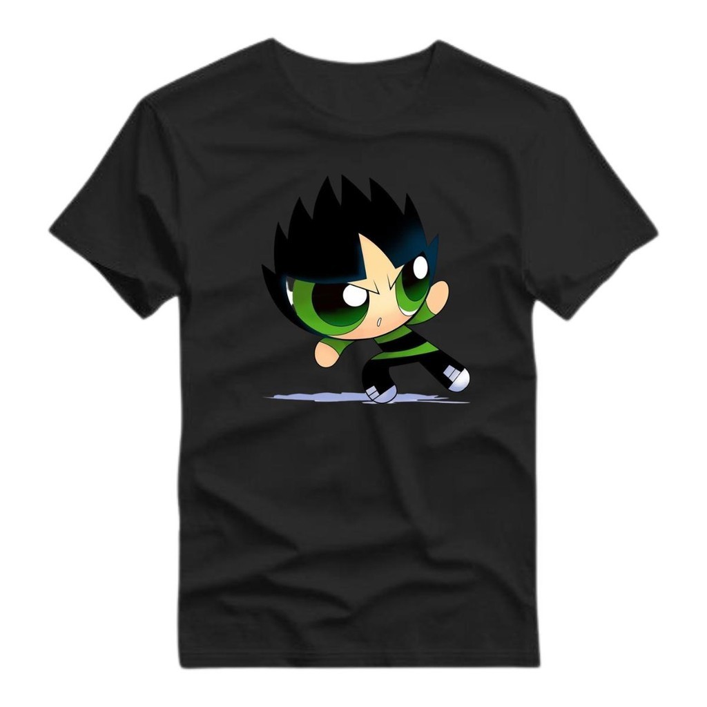Camiseta Estampada Meninas Superpoderosas Docinho Unissex Algodão Casual