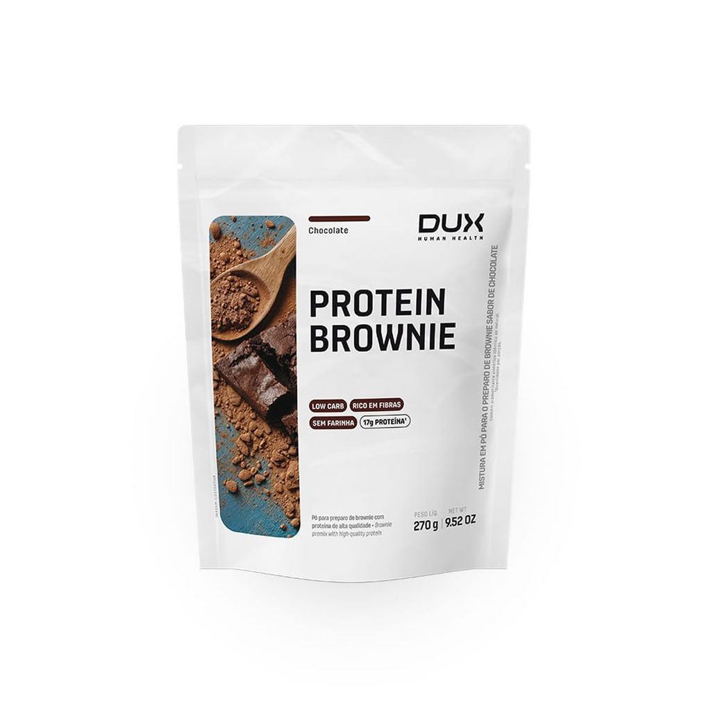 Protein Brownie - 270g - Dux Human Healt em Oferta na Shopee