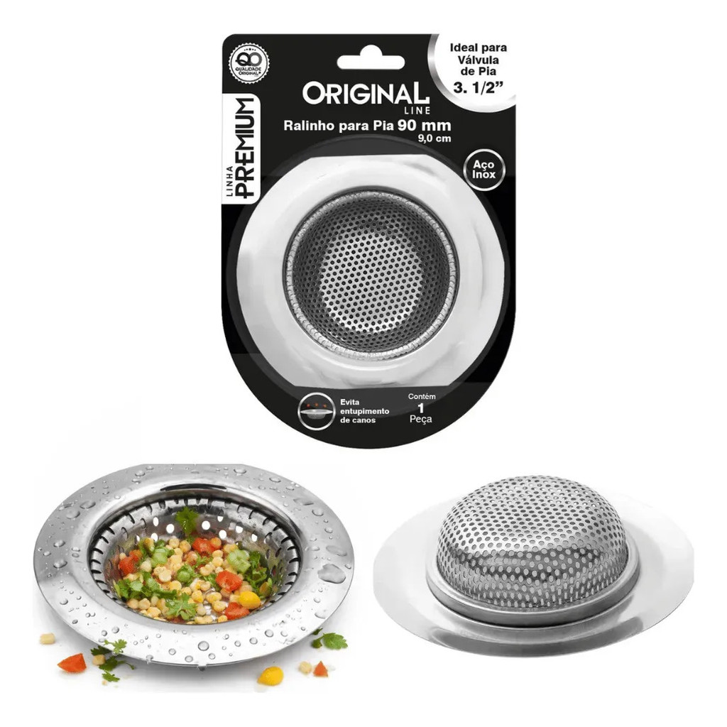Ralo Inox Para Pia Ralo Cozinha Ralinho Tanque Cesto