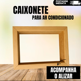 Caixa Ar Condicionado Caixonete Caixilho Madeira Janela 7.500/ 10000 Vedação em Oferta na Shopee