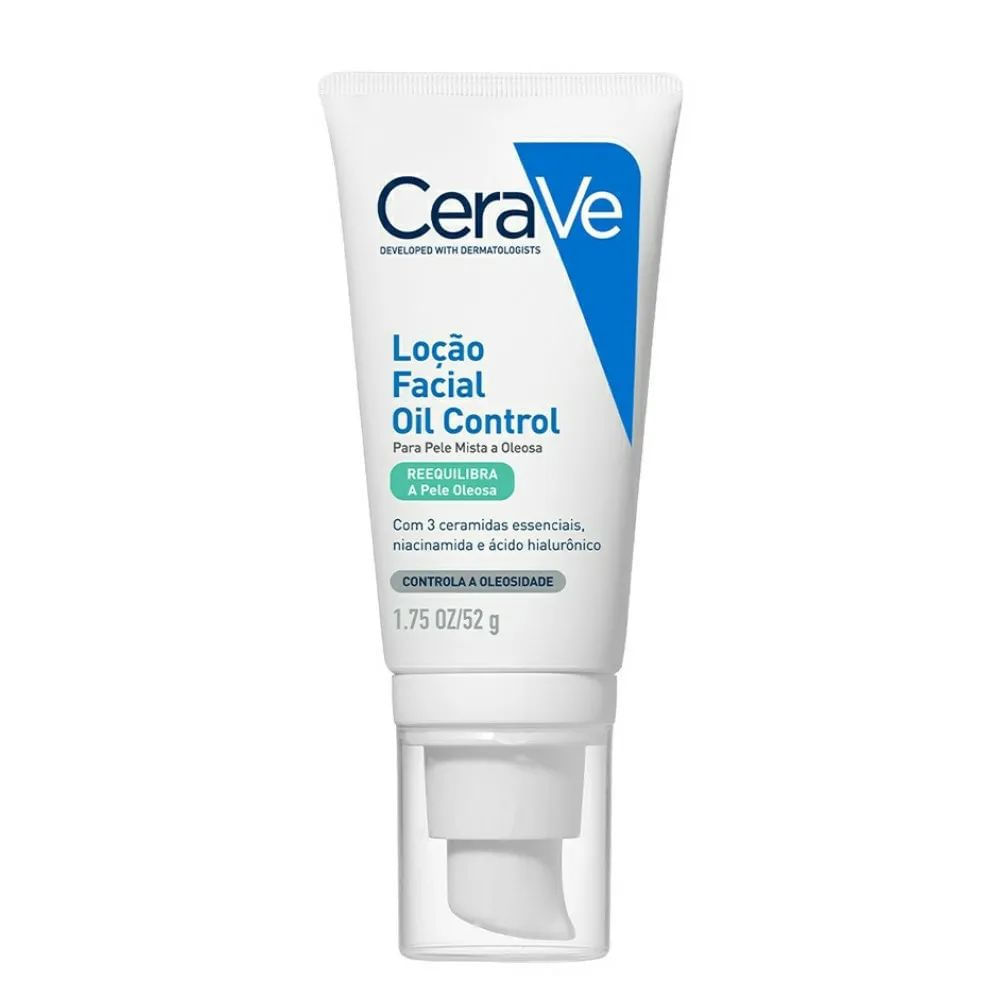 Loção Facial Cerave Oil Control Pele Mista A Oleosa 52g em Oferta na Shopee
