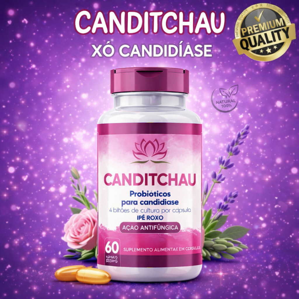 CANDITCHAU PROBIÓTICOS ANTIFUNGO LACTOBACILOS FLORA INTIMA CANDIDIASE CANDIDA CANDIFLORA CANDIA