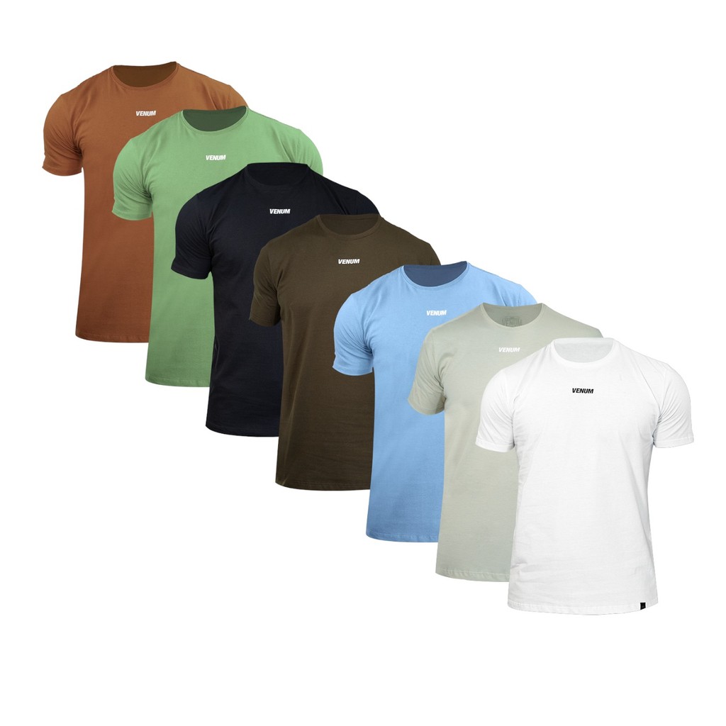 Camiseta Venum Basic Evo Masculina 100% Algodão Ultra Premium em Oferta na Shopee