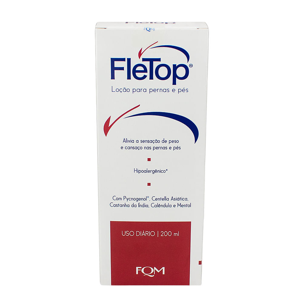 Fletop Loção para Pernas e Pés com 200ml