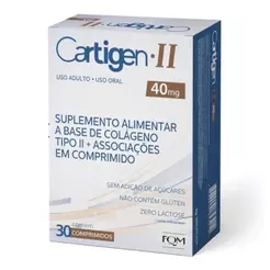 Cartigen Ii 40Mg Com 30 Comprimidos Suplemento