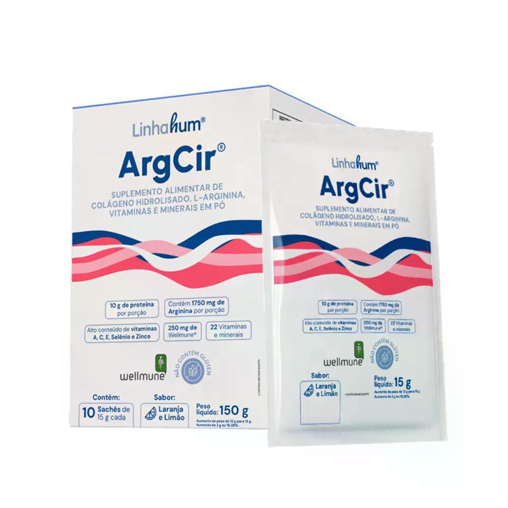 ArgCir LinhaHum Sabor Laranja e Limão 10 Sachês de 15g Cada em Oferta na Shopee